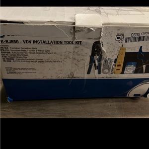 Jonard Tools TK-RJ550 VDV Installation Tool Kit with Network Crimping Tool,